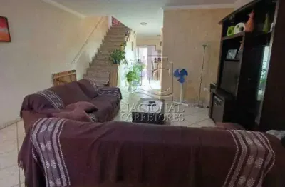 Sobrado com 3 dormitórios à venda, 289 m² por r$ 690.000,00 - jardim do estádio - santo andré/sp