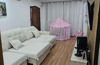 Sobrado com 3 dormitórios à venda, 160 m² por r$ 790.000,00 - vila sacadura cabral - santo andré/sp