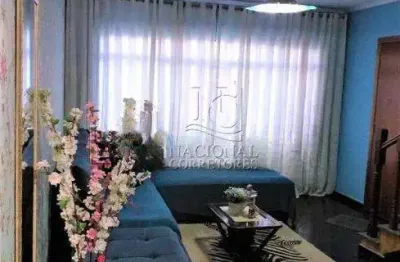 Sobrado com 2 dormitórios à venda, 161 m² - vila scarpelli - santo andré/sp