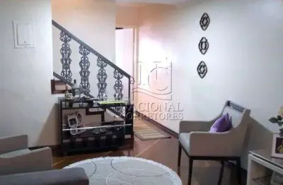 Sobrado com 2 dormitórios, área gourmet,2 vagas à venda, 149 m² por r$ 628.000 - santa maria - santo andré/sp