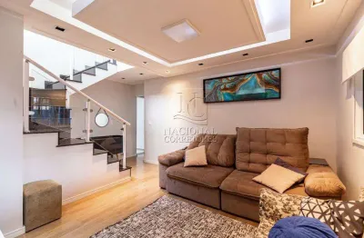 Sobrado com 3 dormitórios à venda, 160 m² por r$ 650.000,00 - vila guaraciaba - santo andré/sp