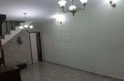 Sobrado com 3 dormitórios à venda, 152 m² - vila camilópolis - santo andré/sp