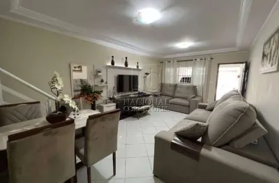 Sobrado com 3 dormitórios à venda, 150 m² por r$ 870.000,00 - vila camilópolis - santo andré/sp