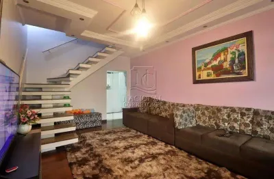 Sobrado com 4 dormitórios à venda, 225 m² por r$ 690.000,00 - parque jaçatuba - santo andré/sp