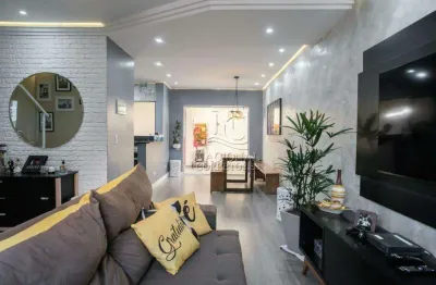 Sobrado com 3 dormitórios à venda, 118 m² por r$ 904.000,00 - vila homero thon - santo andré/sp