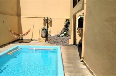 Sobrado com 2 suítes, 5 vagas à venda, 221 m² por r$ 950.000 - vila camilópolis - santo andré/sp