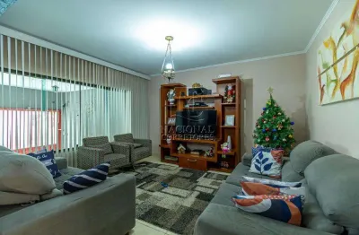 Sobrado com 3 dormitórios à venda, 295 m² - jardim stetel - santo andré/sp