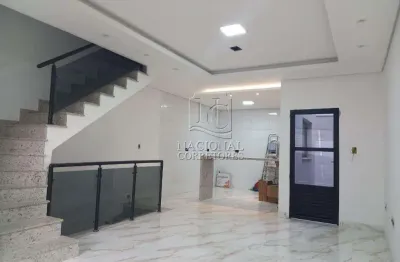 Sobrado com 3 dormitórios à venda, 150 m² por r$ 785.000,00 - vila camilópolis - santo andré/sp