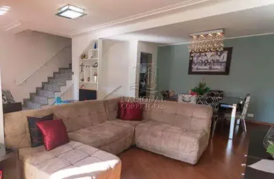 Sobrado com 3 dormitórios à venda, 244 m² - campestre - santo andré/sp