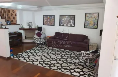 Sobrado com 3 dormitórios à venda, 252 m² por r$ 1.010.000,00 - campestre - santo andré/sp