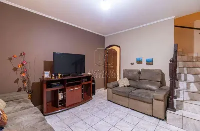 Sobrado com 3 dormitórios à venda, 179 m² - parque novo oratório - santo andré/sp