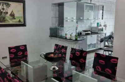 Sobrado com 2 dormitórios à venda, 219 m²- jardim santo andré - santo andré/sp