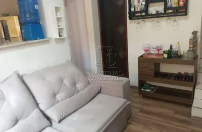 Sobrado com 2 dormitórios à venda, 131 m² por r$ 400.000,00 - vila linda - santo andré/sp