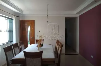 Sobrado com 3 dormitórios à venda, 250 m² - parque novo oratório - santo andré/sp