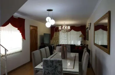 Sobrado com 3 dormitórios à venda, 200 m² por r$ 830.000,00 - parque jaçatuba - santo andré/sp