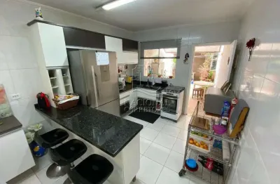Sobrado com 3 dormitórios à venda, 110 m² - vila linda - santo andré/sp