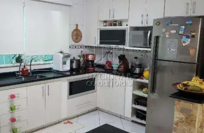 Sobrado com 3 dormitórios à venda, 109 m² - utinga - santo andré/sp