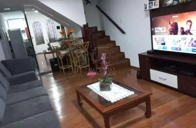 Sobrado com 3 dormitórios à venda, 175 m² - jardim utinga - santo andré/sp