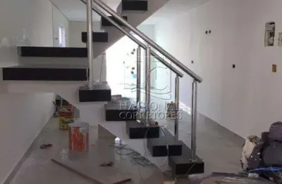 Sobrado com 3 dormitórios à venda, 117 m² por r$ 750.000,00 - parque bandeirante - santo andré/sp