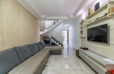 Sobrado à venda, 109 m² por r$ 680.000,00 - vila lucinda - santo andré/sp