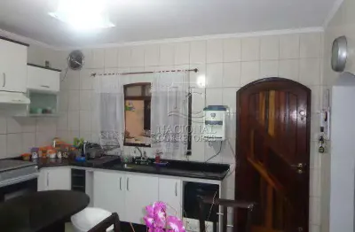 Sobrado à venda, 185 m² por r$ 850.000,00 - parque erasmo assunção - santo andré/sp