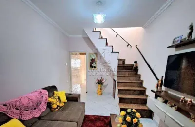 Sobrado à venda, 141 m² por r$ 514.000,00 - jardim rina - santo andré/sp