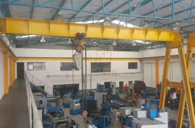 Galpão à venda, 800 m² por r$ 2.000.000,00 - vila tibiriçá - santo andré/sp