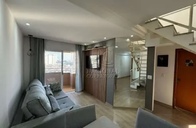 Cobertura com 2 dormitórios à venda, 140 m² por r$ 960.000,00 - boa vista - são caetano do sul/sp