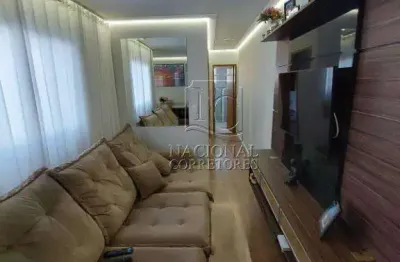 Cobertura com 2 dormitórios à venda, 96 m² no parque capuava - santo andré/sp