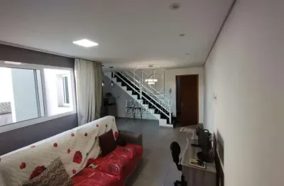 Cobertura com 2 dormitórios à venda, 125 m² por r$ 560.000,00 - vila homero thon - santo andré/sp