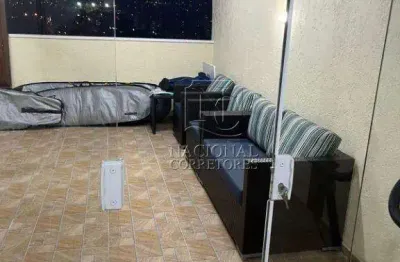 Cobertura com 2 dormitórios à venda, 80 m² - vila junqueira - santo andré/sp