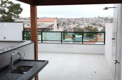 Apartamento cobertura n°5 sem condomínio e com elevador, 53,57 m2 de área útil no jardim das maravilhas em santo andré -sp.
