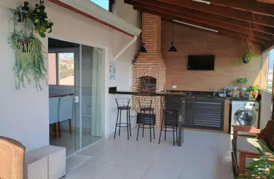 Cobertura com 3 dormitórios à venda, 130 m² por r$ 820.000,00 - parque das nações - santo andré/sp