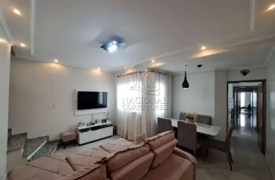 Cobertura com 3 dormitórios à venda, 168 m² - santa maria - santo andré/sp