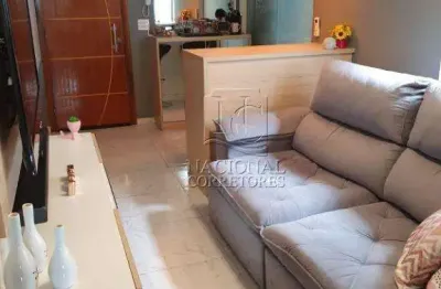 Cobertura com 2 dormitórios à venda, 45 m² - vila tibiriçá - santo andré/sp