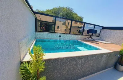 Cobertura com 2 dormitórios à venda, - campestre - santo andré/sp