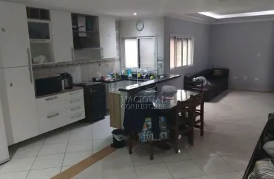 Cobertura com 3 dormitórios à venda, 200 m² - vila pires - santo andré/sp