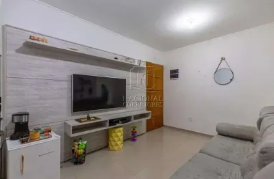 Cobertura com 2 dormitórios à venda, 108 m² - jardim ocara - santo andré/sp