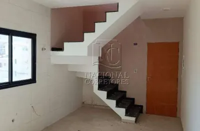 Cobertura com 2 dormitórios à venda, 86 m² - parque joão ramalho - santo andré/sp