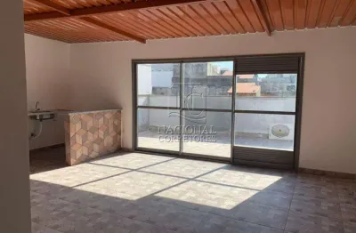 Cobertura com 3 dormitórios à venda, 76 m² por r$ 600.000,00 - vila camilópolis - santo andré/sp