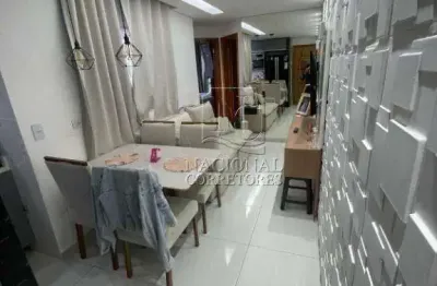 Cobertura com 2 dormitórios à venda, 80 m² por r$ 404.000,00 - vila vitória - santo andré/sp
