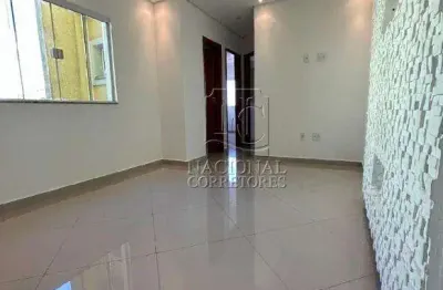 Cobertura com 2 dormitórios à venda, 100 m² - vila camilópolis - santo andré/sp