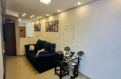 Cobertura com 2 dormitórios à venda, 76 m² por r$ 420.000,00 - jardim utinga - santo andré/sp