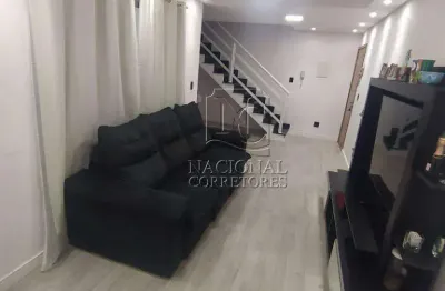 Cobertura com 2 dormitórios à venda, 108 m² - parque novo oratório - santo andré/sp