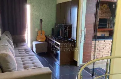 Cobertura com 3 dormitórios à venda, 103 m² por r$ 690.000,00 - casa branca - santo andré/sp