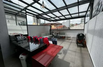 Cobertura com 2 dormitórios à venda, 96 m² por r$ 560.000,00 - santa maria - santo andré/sp
