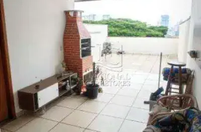 Cobertura com 2 dormitórios à venda, 110 m² por r$ 522.000,00 - vila assunção - santo andré/sp