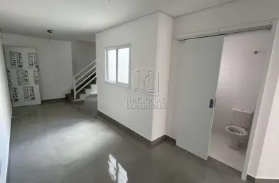 Cobertura com 2 dormitórios à venda, 104 m² por r$ 450.000,00 - vila pires - santo andré/sp