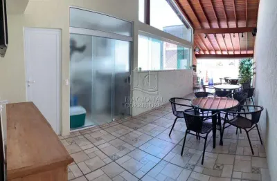 Cobertura à venda, 150 m² por r$ 640.000,00 - vila américa - santo andré/sp