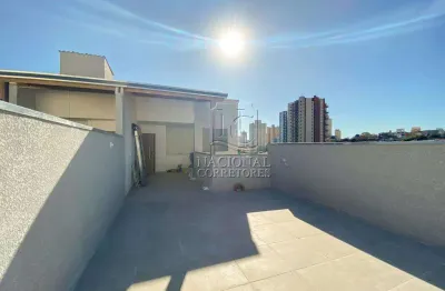 Cobertura com 2 dormitórios à venda, 110 m² por r$ 520.000,00 - bangu - santo andré/sp